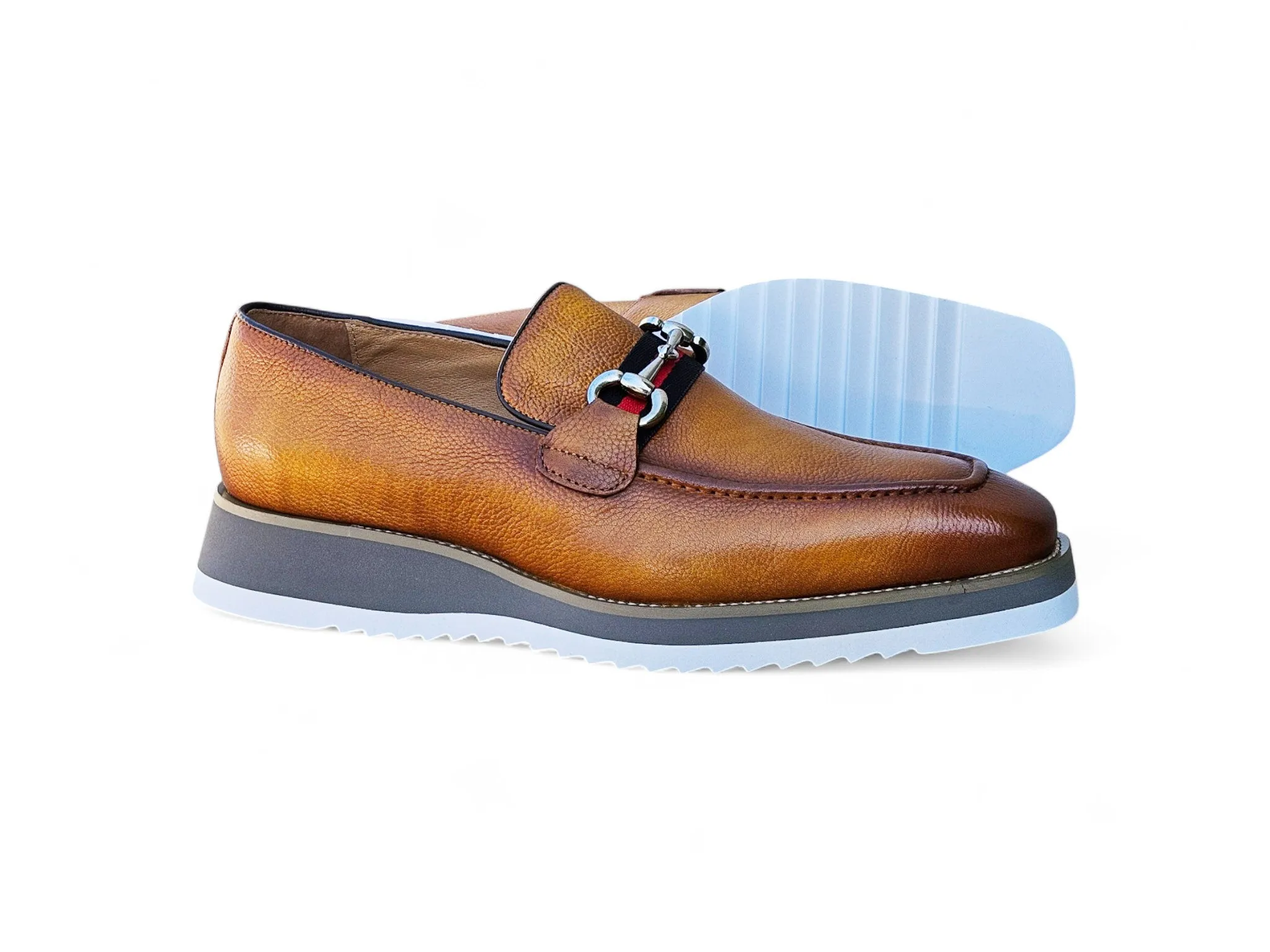 Hybrid Loafers Calfskin Slip-On Horsebit Loafer