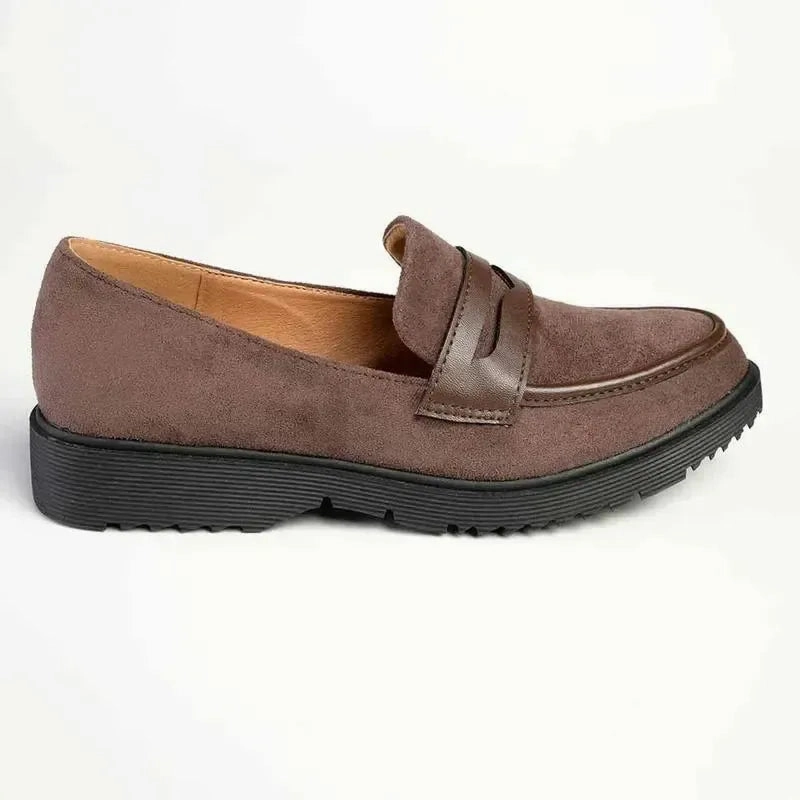 Madison Piper 2 Loafers - Chocolate Ecco Brogue