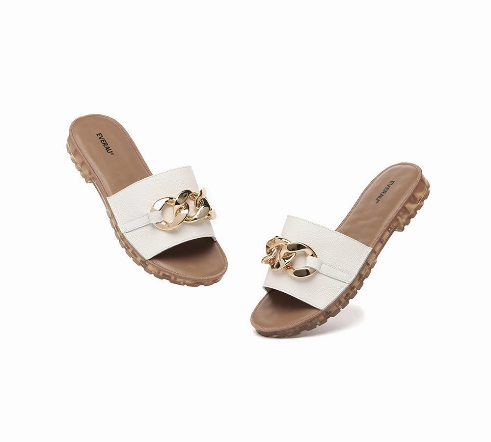 Andre Assous Espadrilles Zappos Women Leather Metal Ultra Soft Flat Slides Jianna