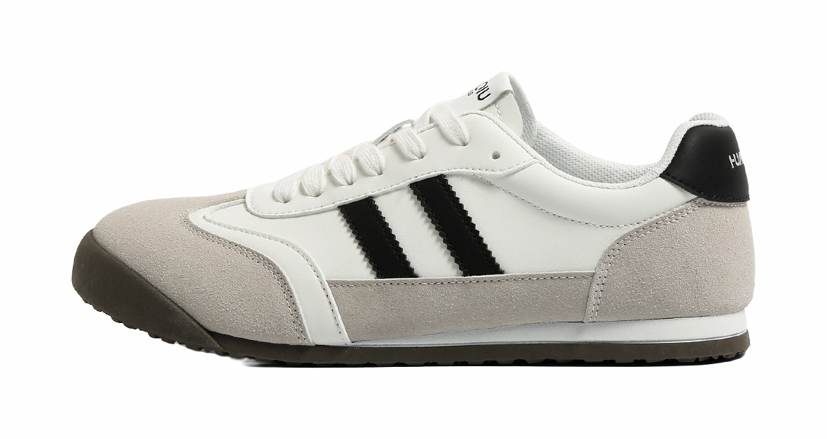 Best Running Shoes For Flat Feet HUANQIU Slip Resistant Cushioning Abrasion Resistant Breathable Low top Skateboard Shoes Men's