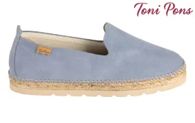Tp Slipon Denim Espadrilles With Platform