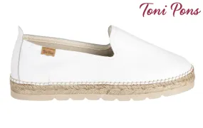 Tp Slipon White Espadrille Sandals Slides