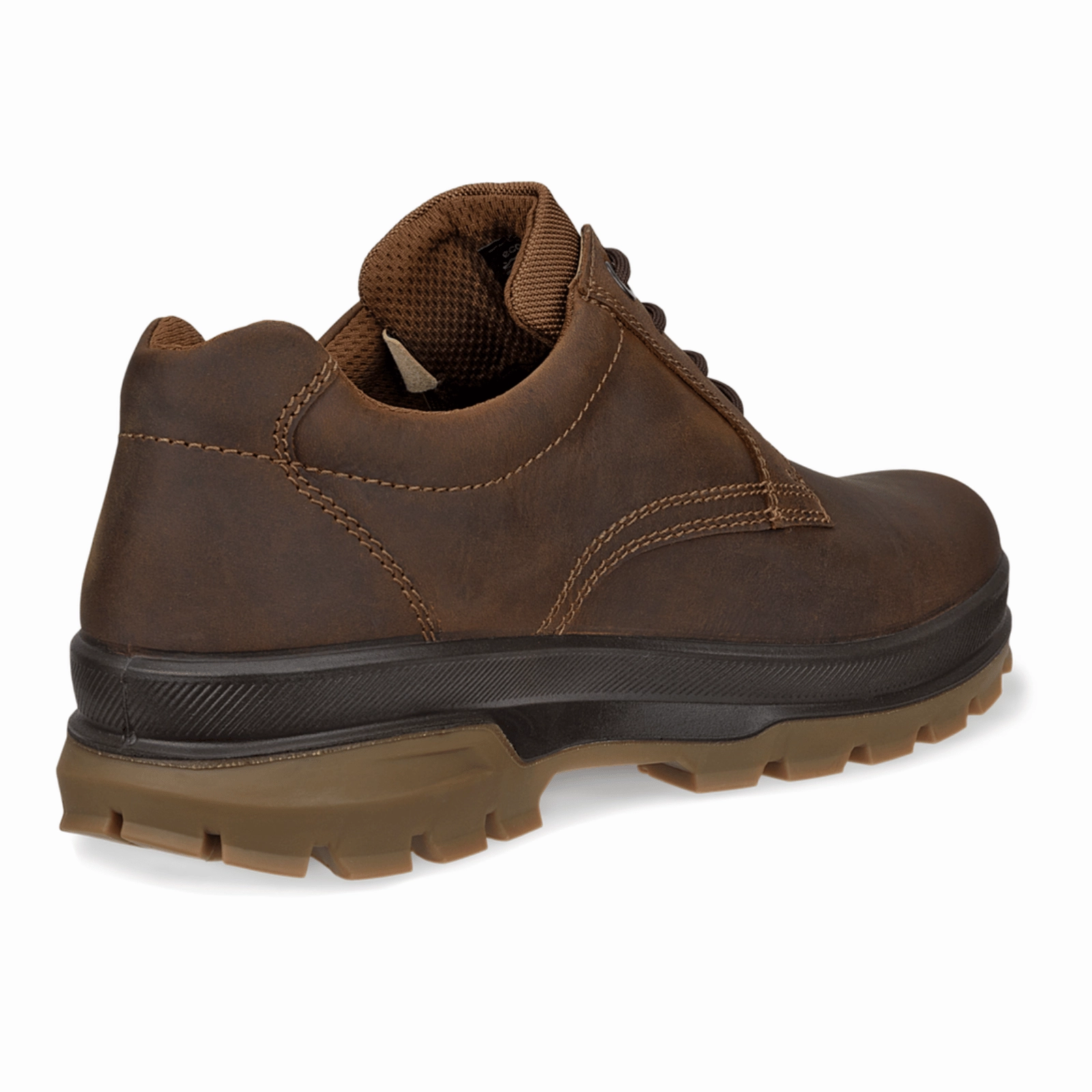 Ridge Hiking Boots ECCO Mens Rugged Track Plain Toe Waterproof Walking Shoes