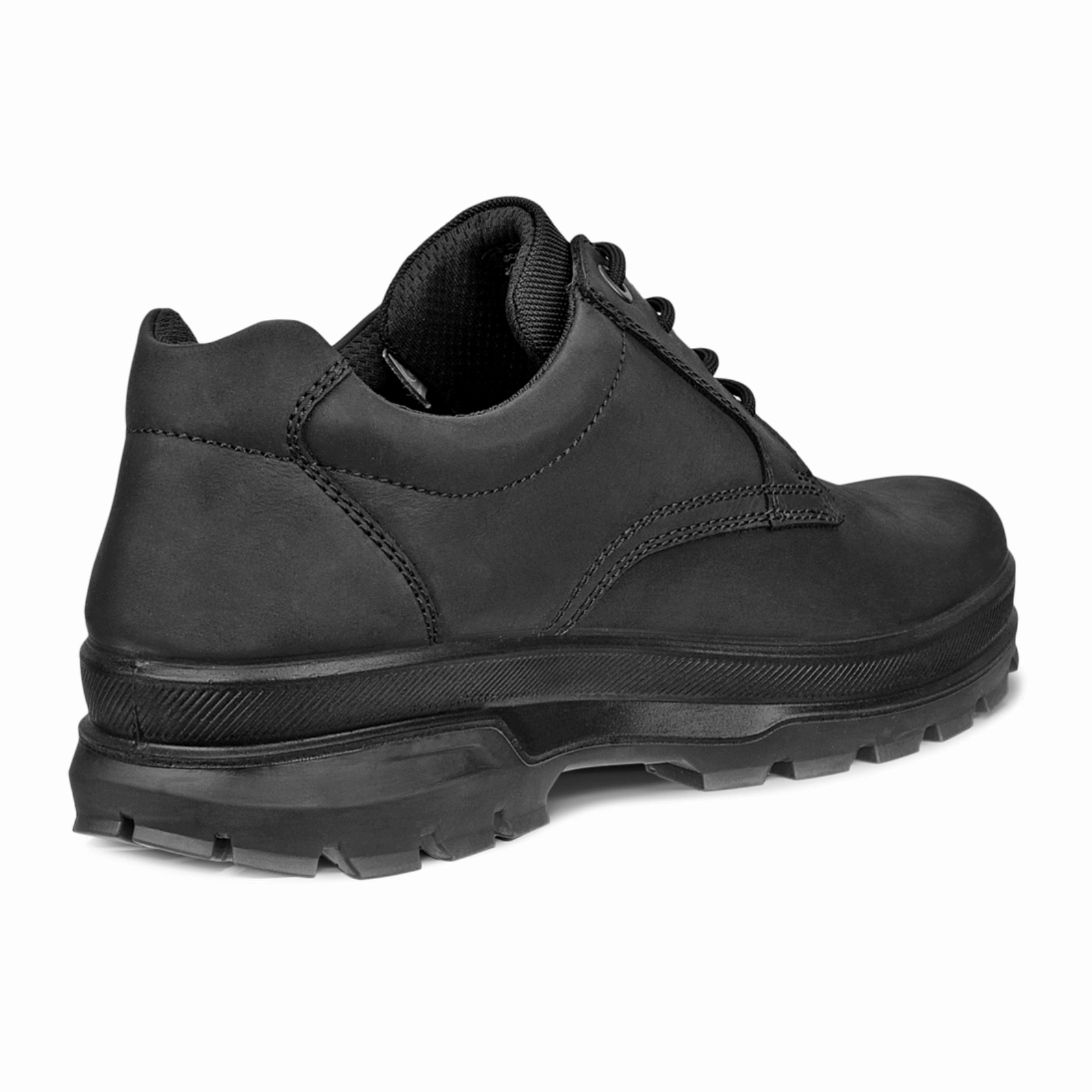 ECCO Mens Rugged Track Plain Toe Waterproof Walking Shoes Vintage Leather Hiking Boots