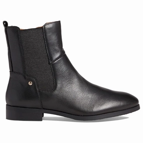 Chelsea Boots Wiki Pikolinos Royal W4D-8576 Leather Textile Women's Ankle Black Boots