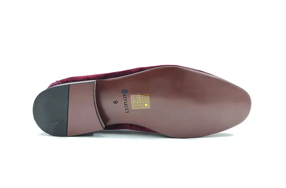 Gq Loafers Velvet Buckle Loafer