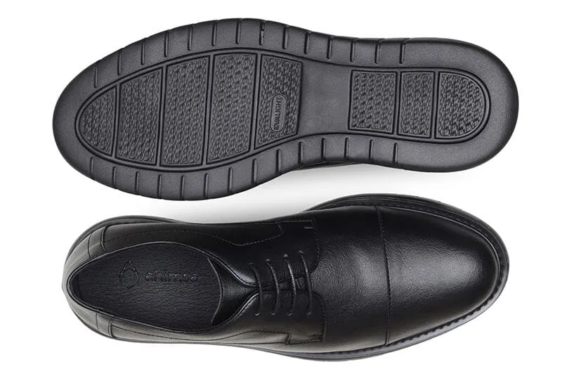 Kiko Kostadinov Nash Lace Up Shoe 'Jack' men's wide-fit EEE vegan-leather shoe by Ahimsa - black