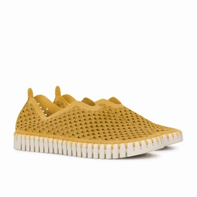 Tulip Slip On - Golden Rod Flat Pedal Road Shoes