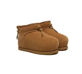 UGG Boots Women Sheepskin Wool Mini Ankle Euro Loaf Palmer Wings Boots Near Me