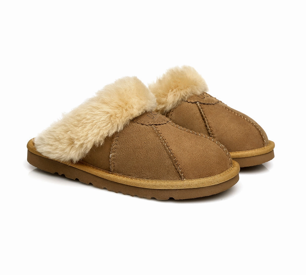 UGG Slippers Double Faced Sheepskin Wool Nonslip Slippers Robert Padraig Cottage Slippers