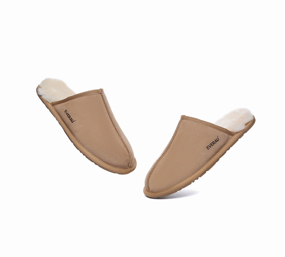 UGG Slippers Men Sheepskin Wool Scuff Bennett Outdoors Slippers