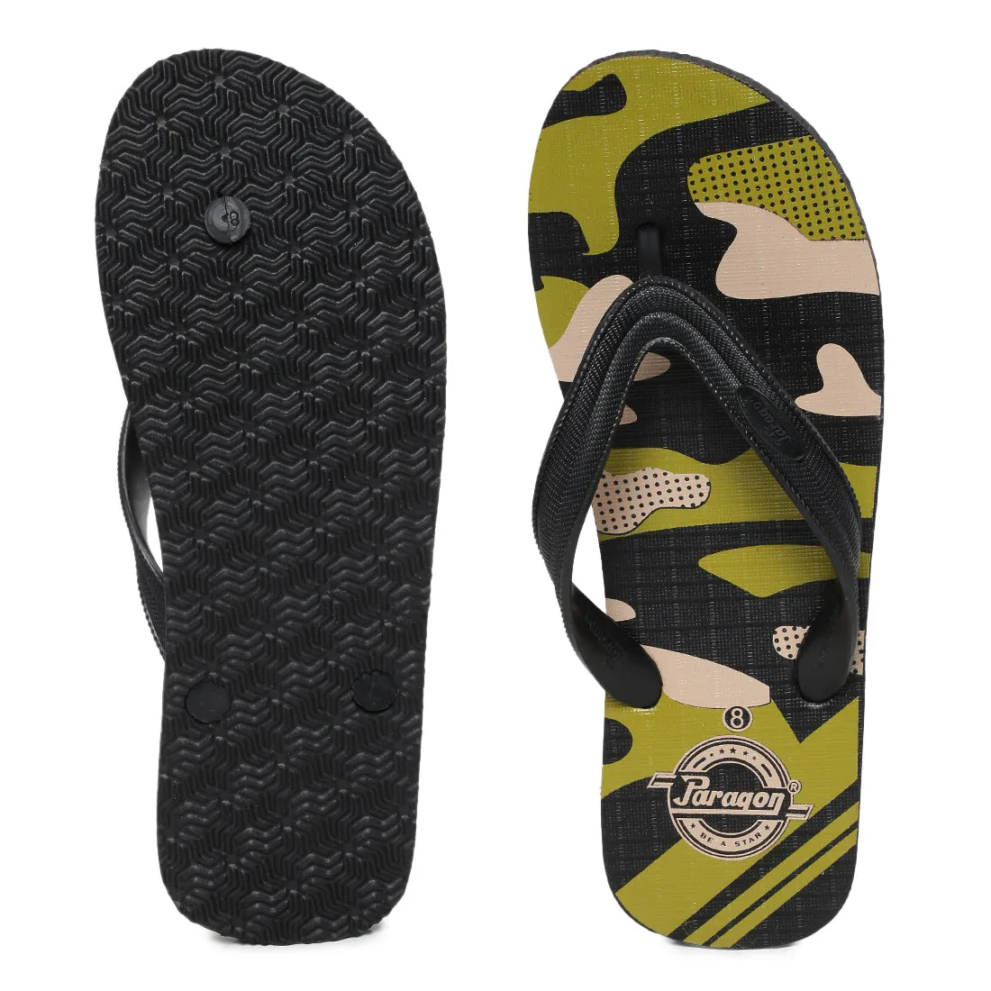 New Wave Flip Flops Paragon  HWK3717G Men Stylish Lightweight Flipflops | Casual & Comfortable Daily-wear Slippers for Indoor & Outdoor | For Everyday Use