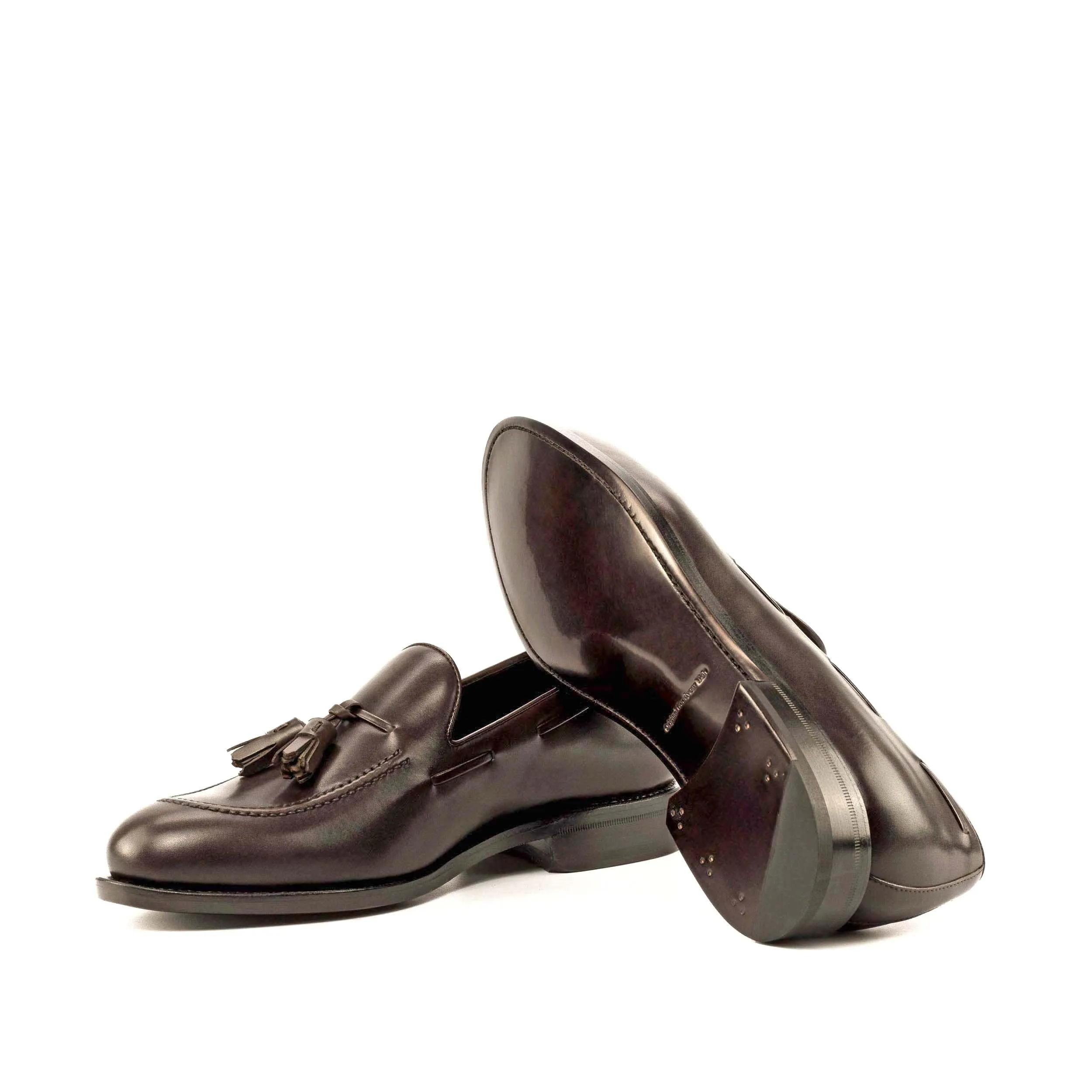 Tassel Loafer dark brown box calf Loafers Gh Bass