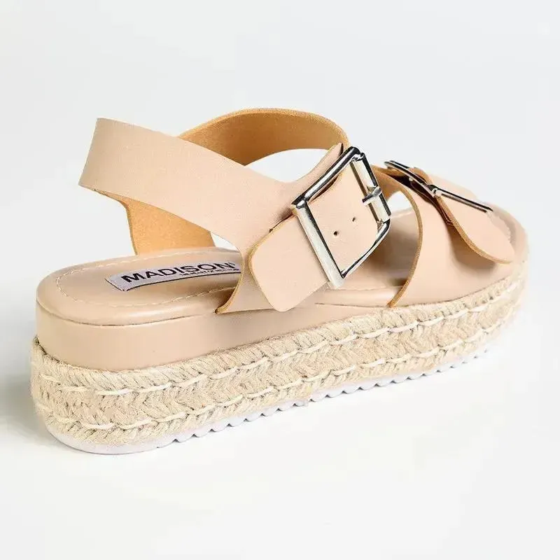 Madison Marlowe Espadrille Sandal - Nude