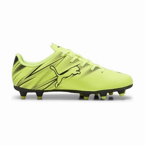 Difference Between Football Cleats Vs Soccer Cleats Puma Junior Attacanto FG/AG Football Boot Electric Lime/Puma Black