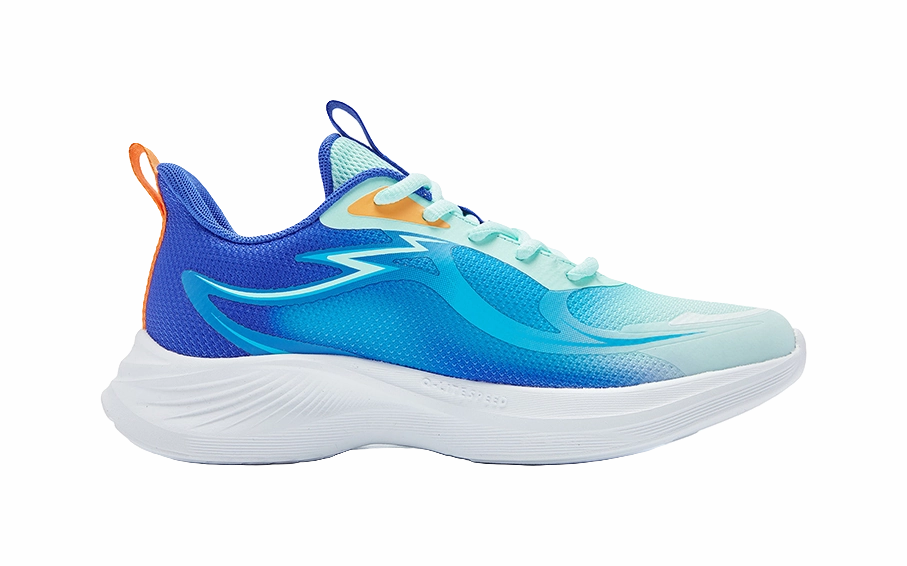 Running Shoes Shops QIAODAN Light Speed 1.0 Lightweight Cushioning, Breathable, Slip Resistant Low top Kids' Running Shoes Blue Teenagers