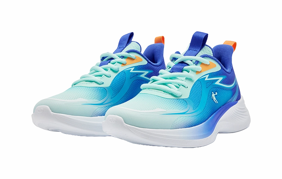 Trail Running Shoes Gore-tex QIAODAN Light Speed 1.0 Lightweight Cushioning, Breathable, Slip Resistant Low top Kids' Running Shoes Blue Teenagers