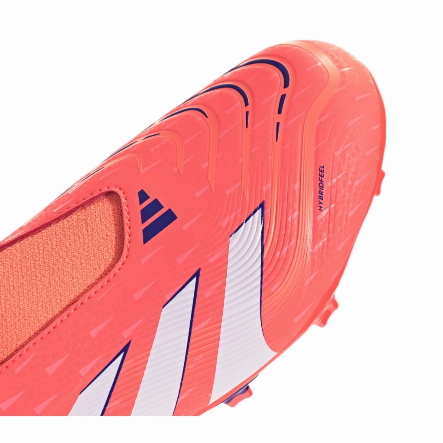 Adidas Junior Football Boot Predator League LL FG/MG Signal Coral/Cloud White/Beam Orange Size 10 Cleats Soccer
