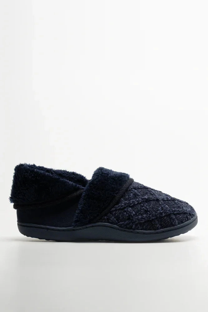 Ballet Slippers Capezio Knit Slippers Navy