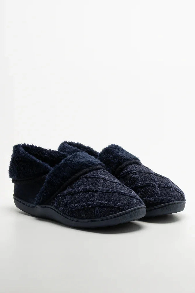 Ugg Slides Knit Slippers Navy