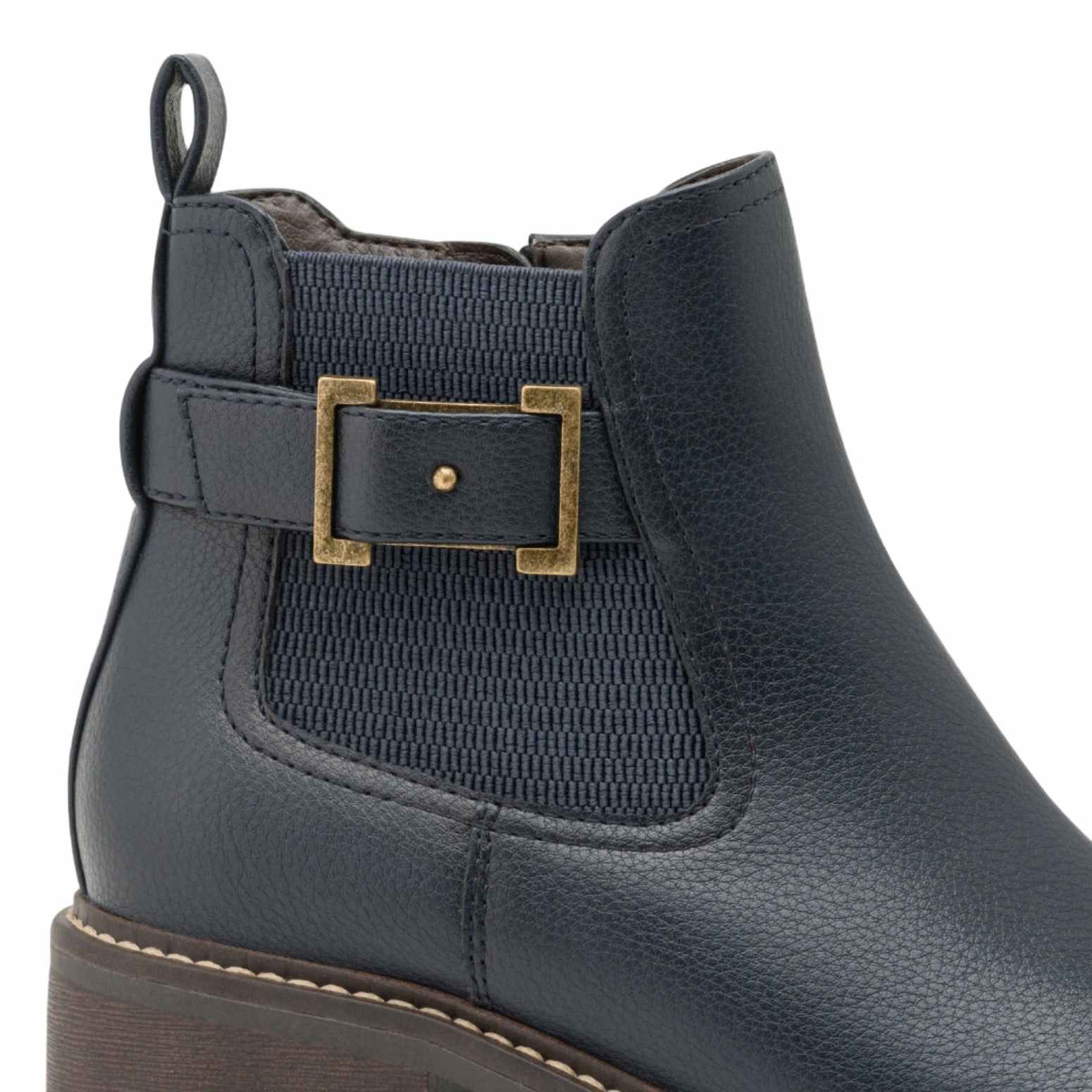 Jana Womens Boot 8-25486 Navy Size 11 Western Boots