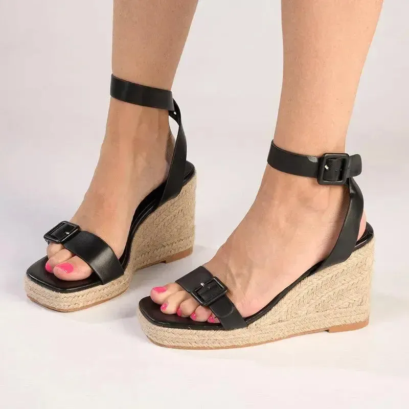 Target Espadrille Sandals Madison Annabella Espadrille Wedge - Black