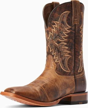 Sneakers Shoes To Wear With Dresses Ariat Men's Boots - Point Ryder Dry Creek - Tan / Burnt Brown 10042471