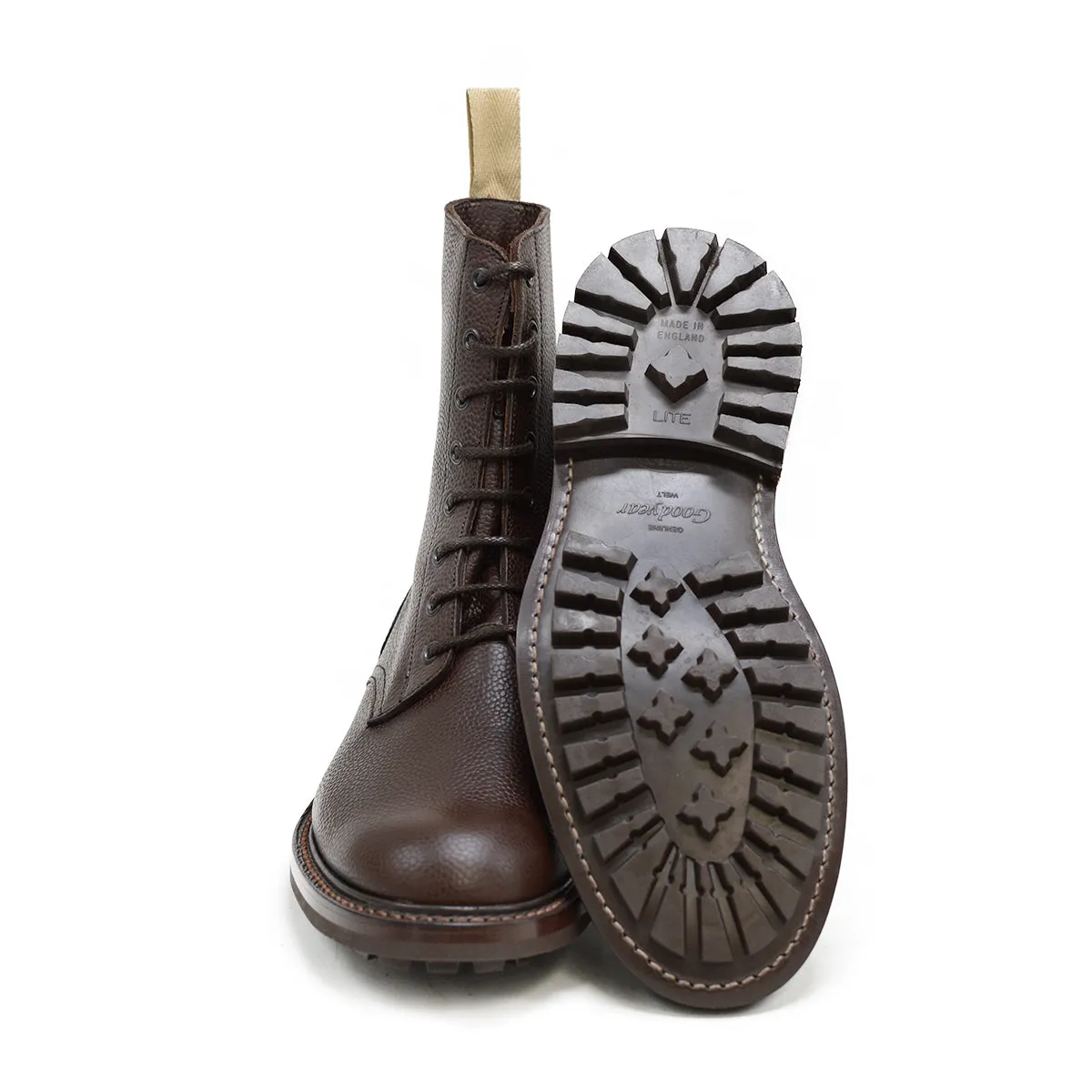 Hiking Derby Shoes Trickers REDWOOD - Dark Brown Olivvia