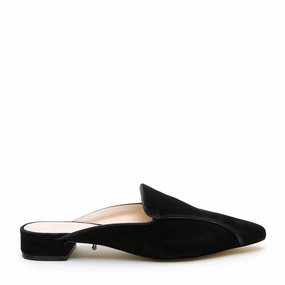 Loafers In Jeans Black Suede Pointed Loafer