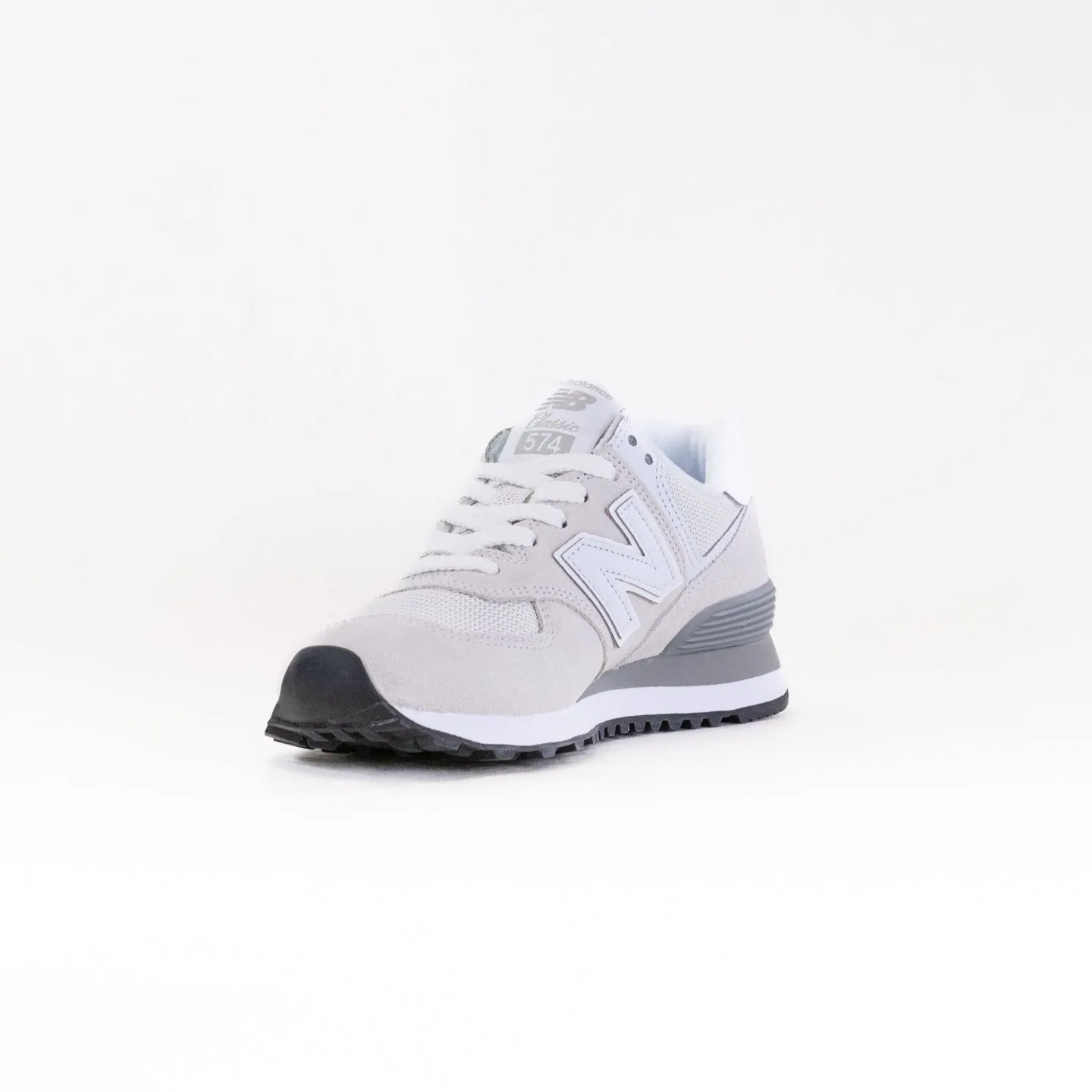 New Balance 574 (Women's) - Nimbus Cloud/White New Balance 9060 Brown Mushroom