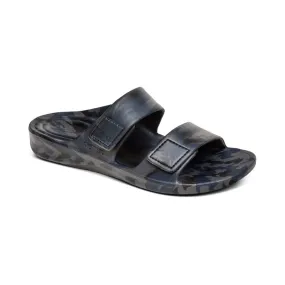 Aetrex Milos Navy Camo Mens Forte Forte Espadrilles