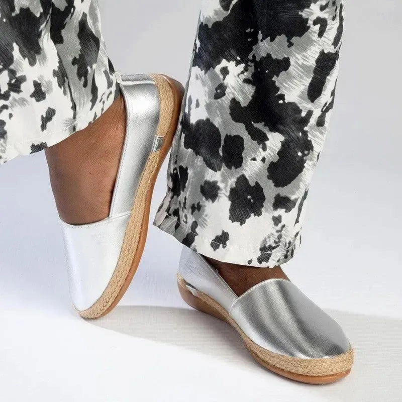 Brogue Chelsea Boots Pierre Cardin St Tropez Espadrille Slip On - Silver