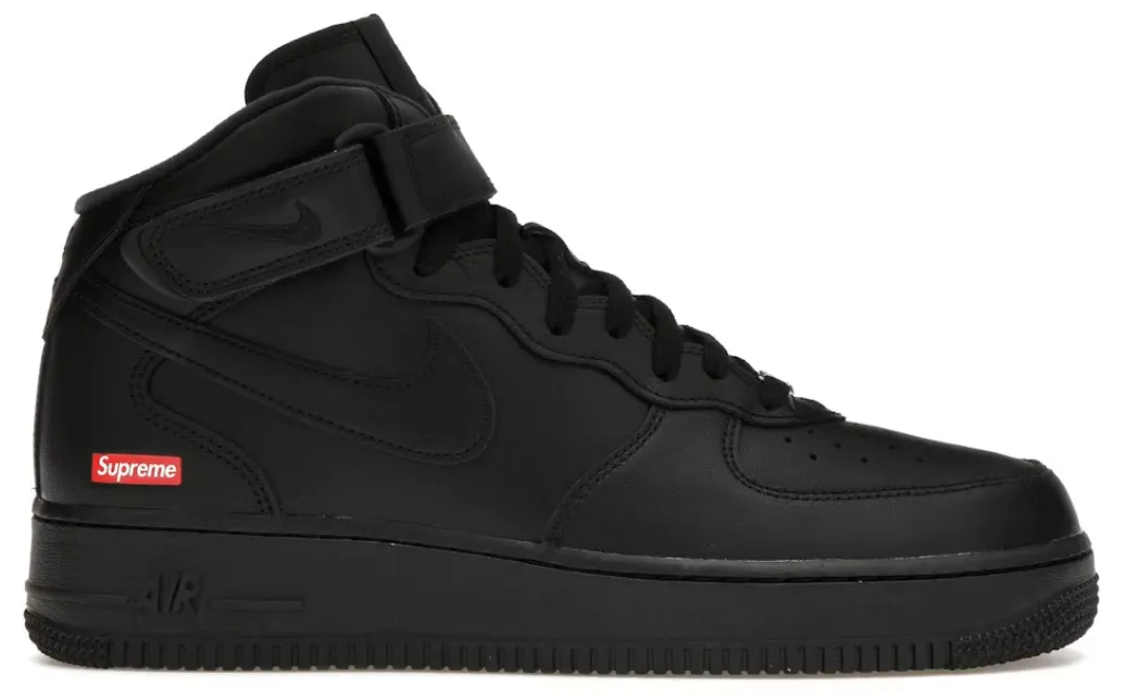 Nike Go Fly Ease Shoes Nike Air Force 1 Mid Supreme Black