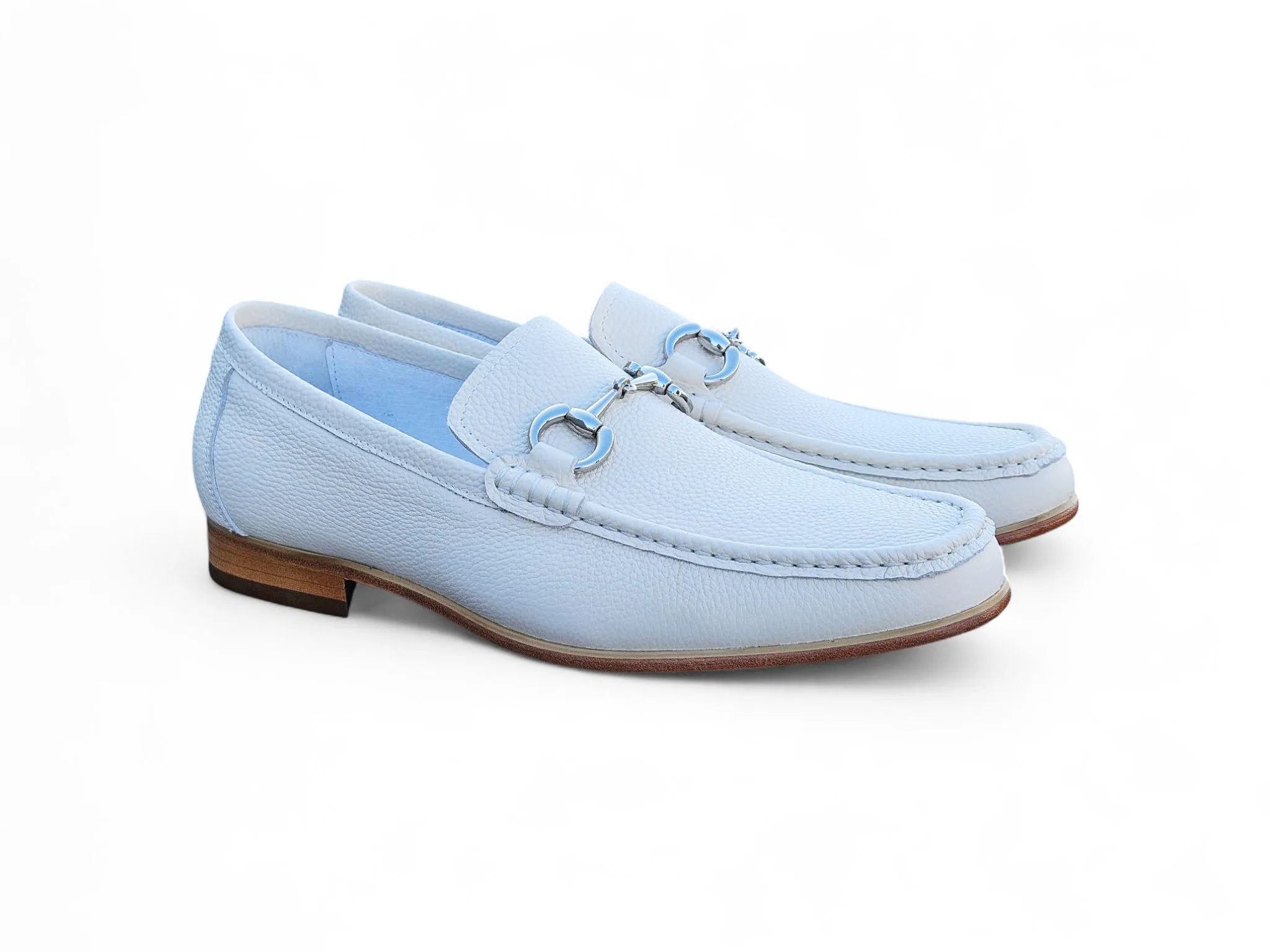 Victor Horsebit Loafer Leather Sole Loafers For Prom