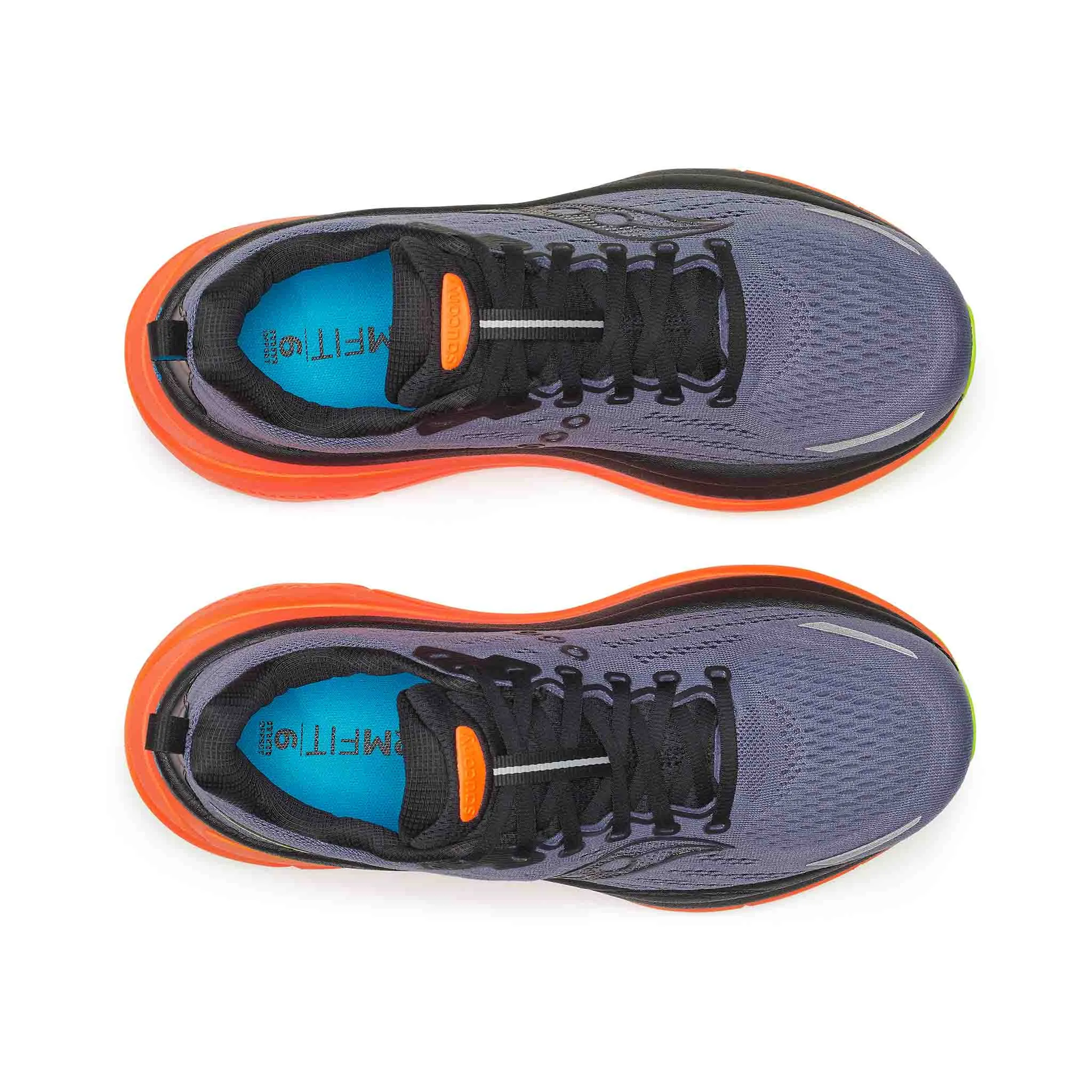 Running Shoes Coupon Code Saucony | Men's Hurricane 25 Running Shoes - Shadow/Vizi