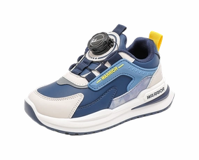 Warrior Slip Resistant Anti Kick Cushioning Abrasion Resistant Low top Kids' Running Shoes Kids Running Shoes With Lights