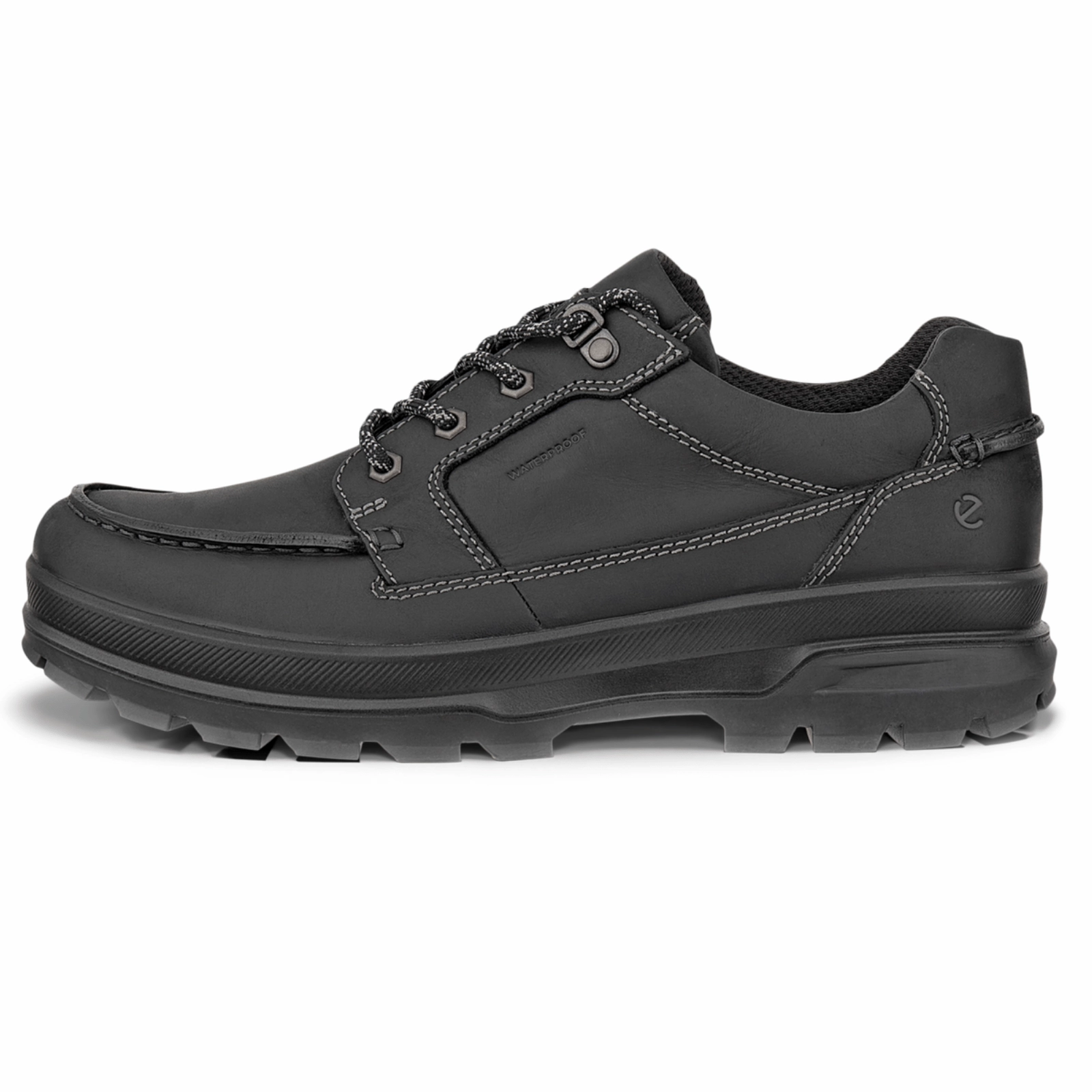 Best Lightweight Leather Hiking Boots ECCO Mens Rugged Track Moc Toe Waterproof Walking Shoes