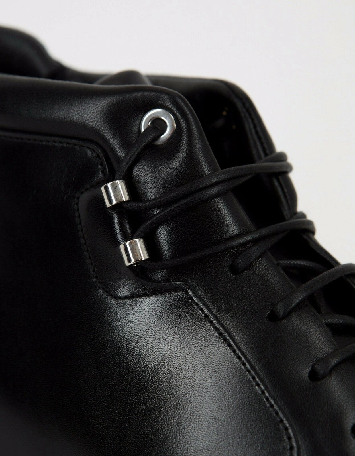 Black Leather Ankle Boots Old Fashioned Hiking Boots