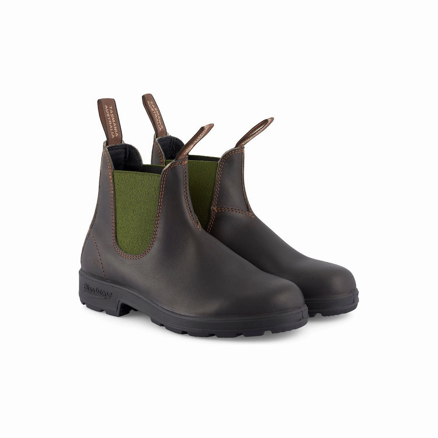 Blundstone Boot 519 Stout Brown/Olive Nick Boots