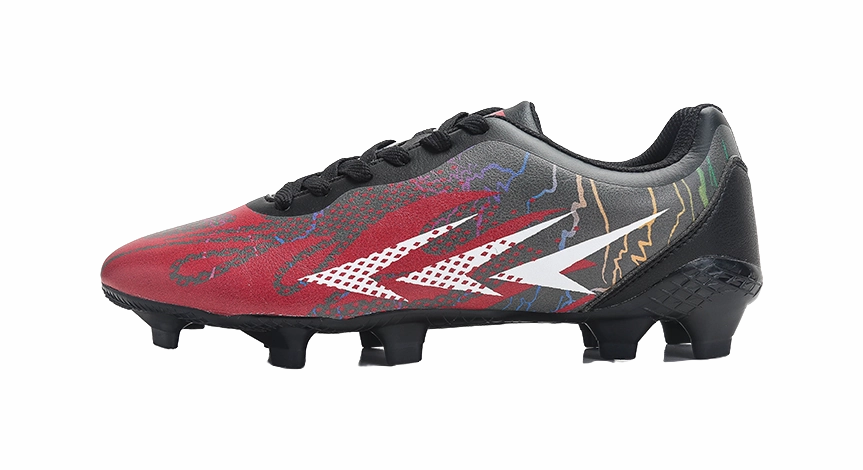 Meike Unisex Low-Top FG/AG Soccer Cleats - Multi-Ground Football Shoes with Shock Absorption & Waterproof White