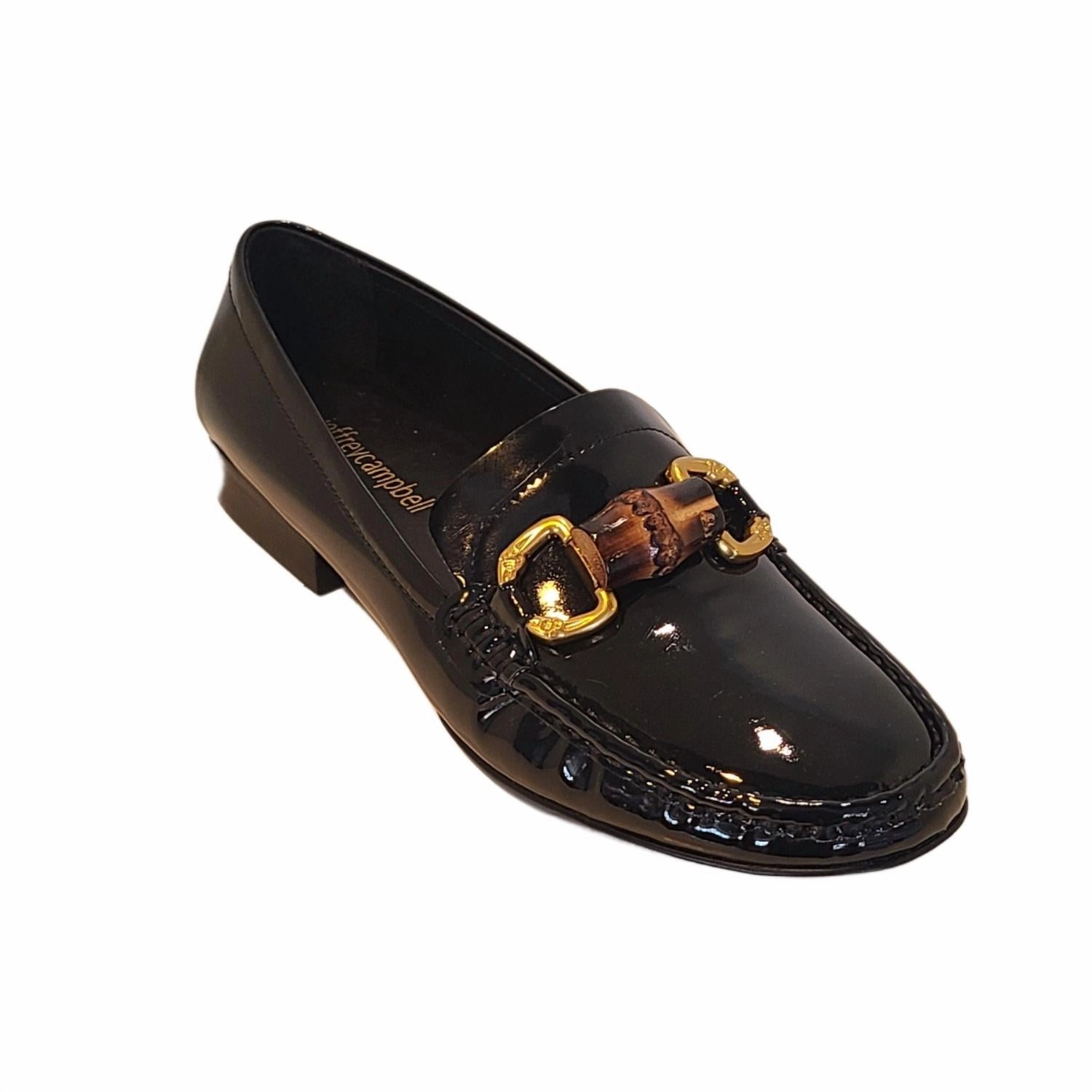 Comfortable Platform Loafers Women's Apprentice Loafer Patent In Black/gold