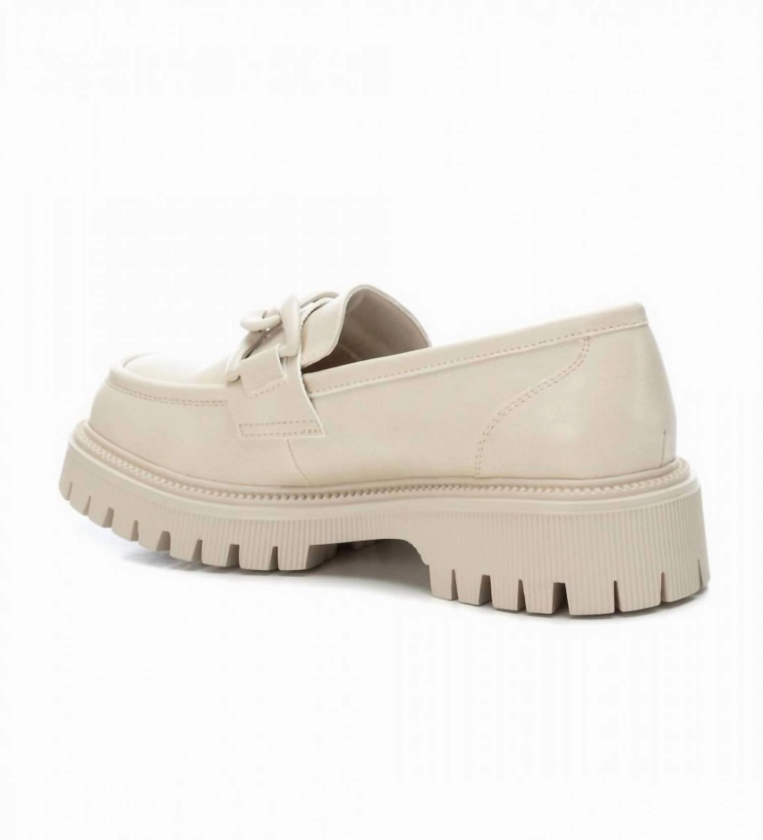 Women's Moccasins Loafer In Ice Tasseled Leather Loafers