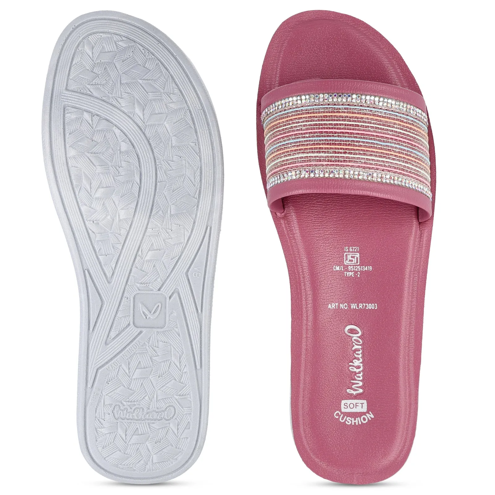 Espadrilles Melanie Sezane Women's Slide Sandals - WLR73003 Fig