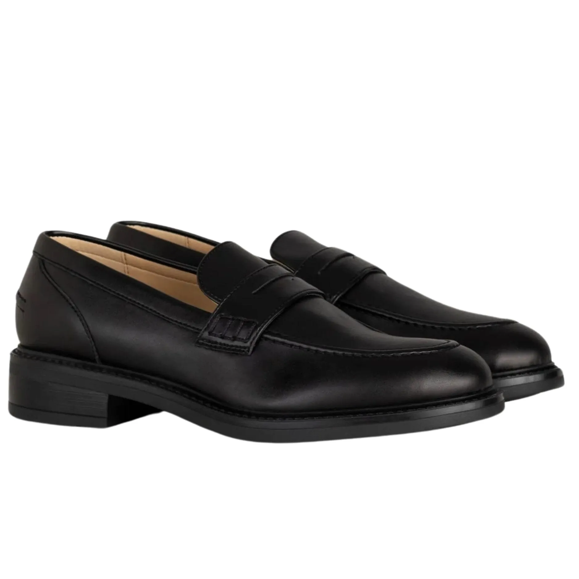 Women's vegan loafer by Solari Milano - black or brown Loafers Bar Brooklyn