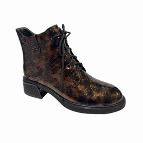 Redz Womens Boot 2515/5025 Bronze Square Toe