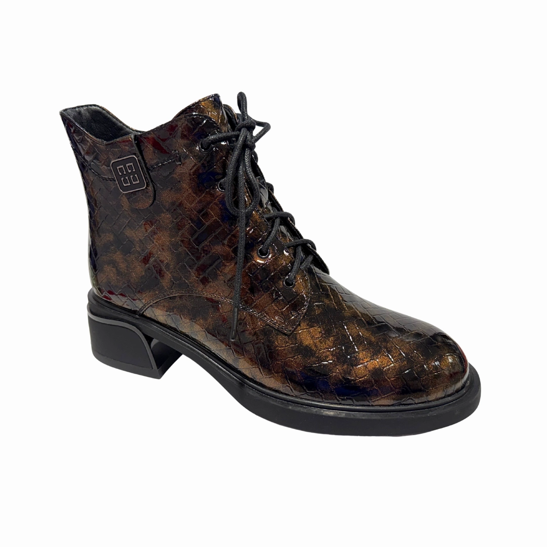 Wide Motorcycle Boots Redz Womens Boot 2515/5025 Bronze