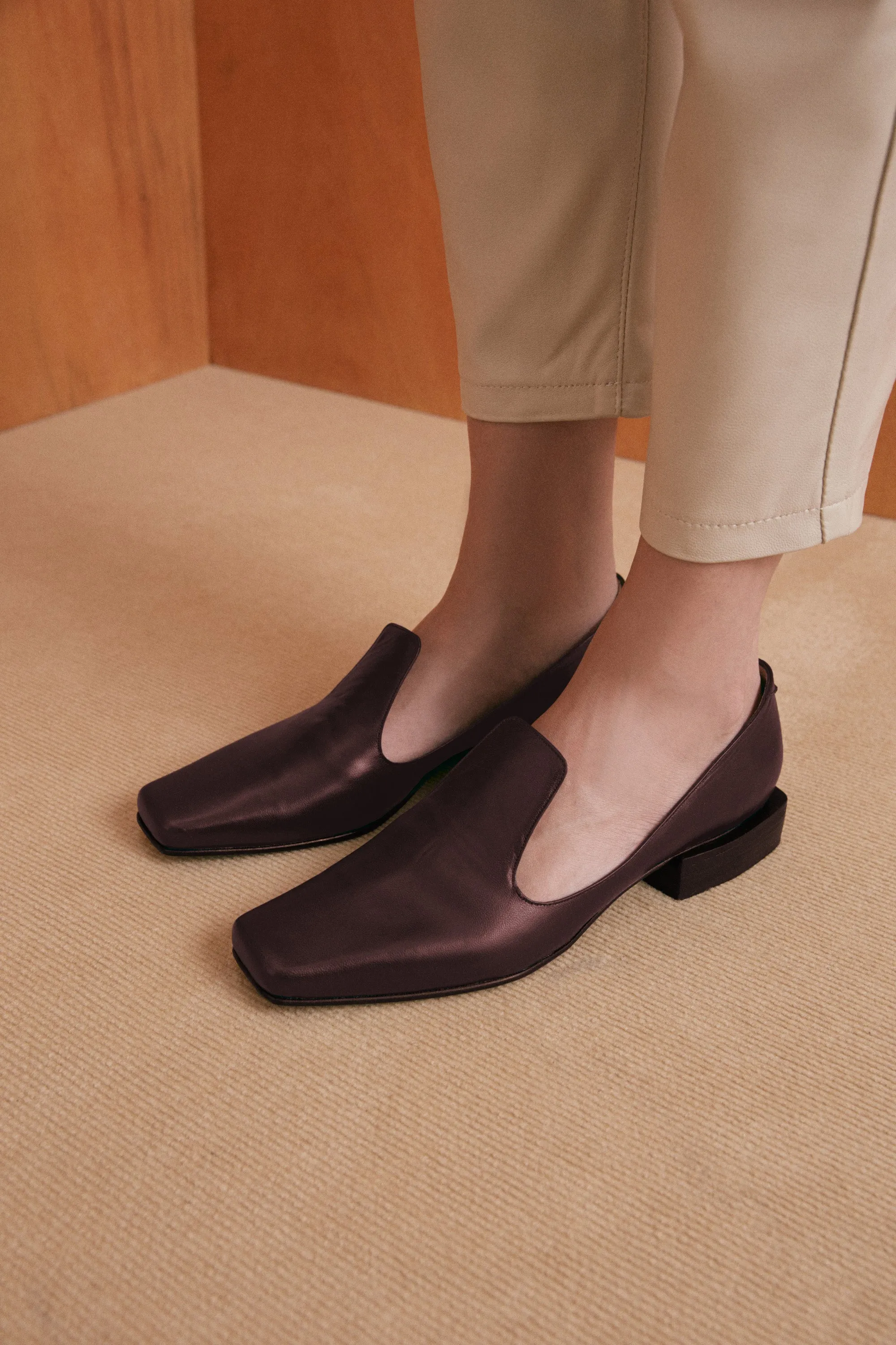 Olympia Loafer in Pinot (USA) Oxfords Loafers