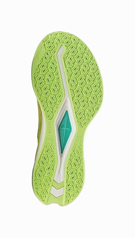 Sneakers Rubber Running Shoes LINING YOUNG Red Hare 8 PRO Anti Slip Wear Resistant Low Top Kids' Running Shoes White Yellow